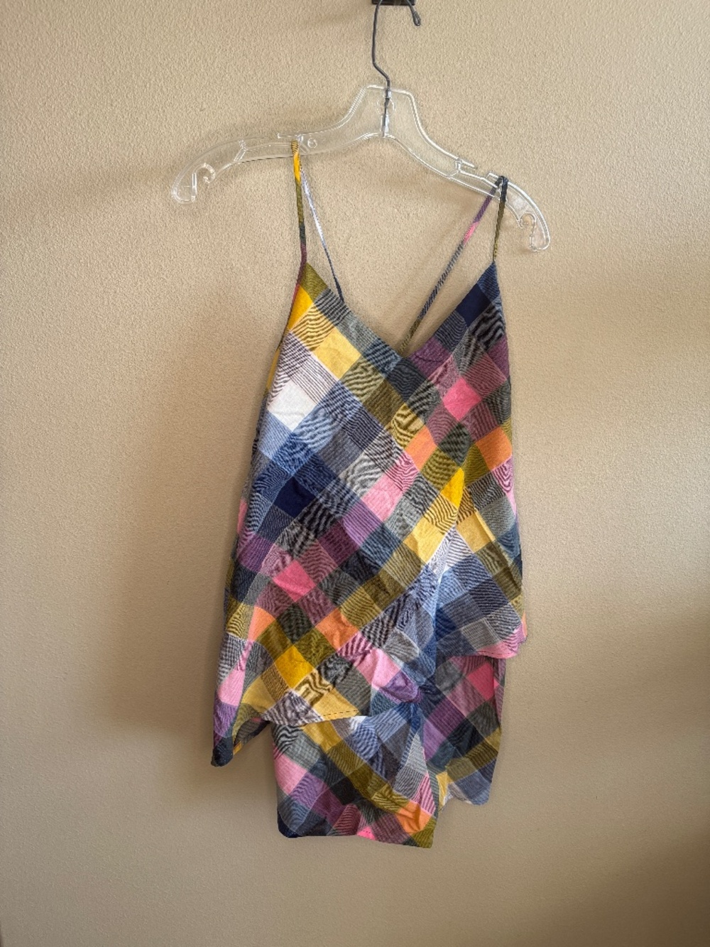 NWT Patagonia Slip Checkered Multi Color Dress Size 2